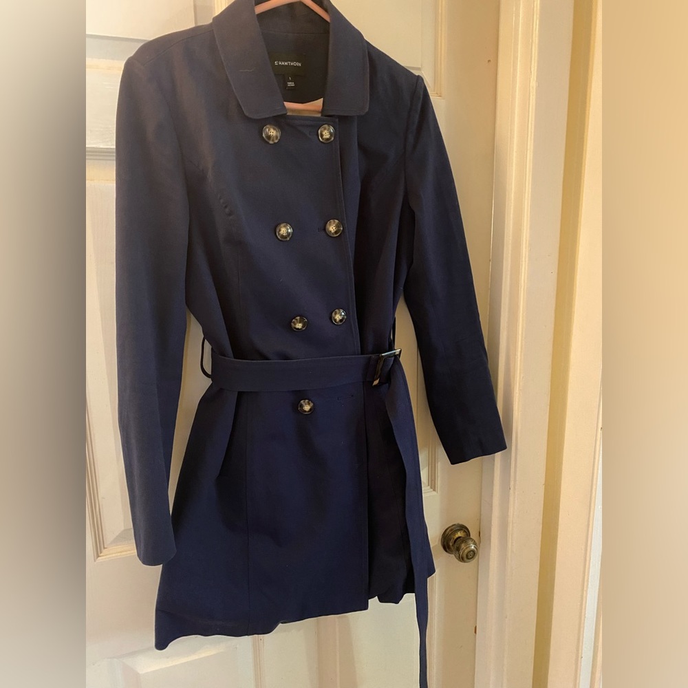 Very cute Divided blue trench xl